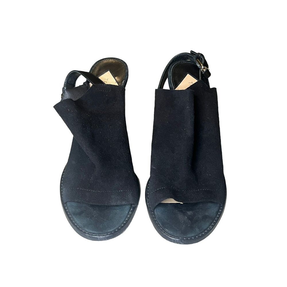 Tamara Mellon Black Suede Shoes 37.5